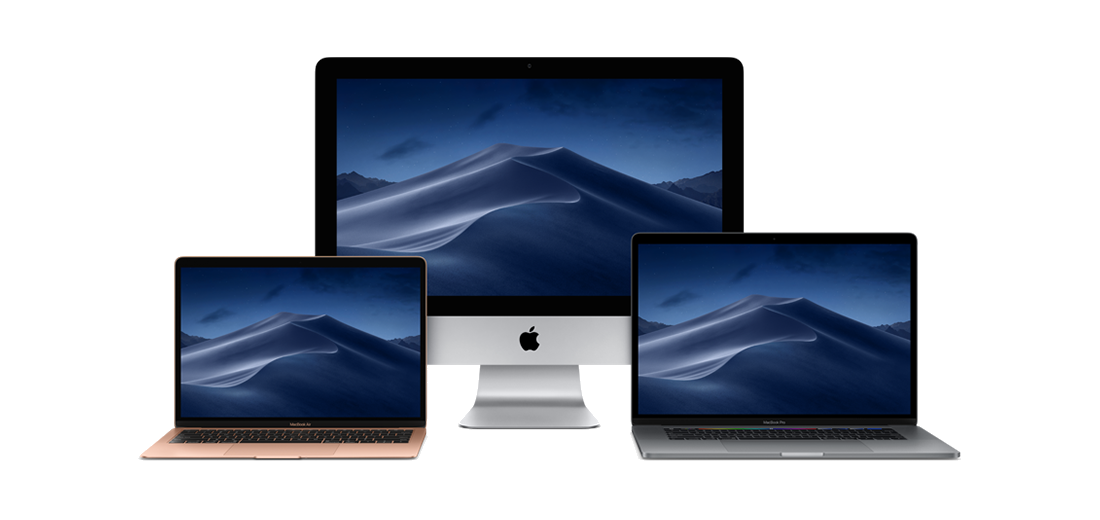 Apple iMac and Laptop