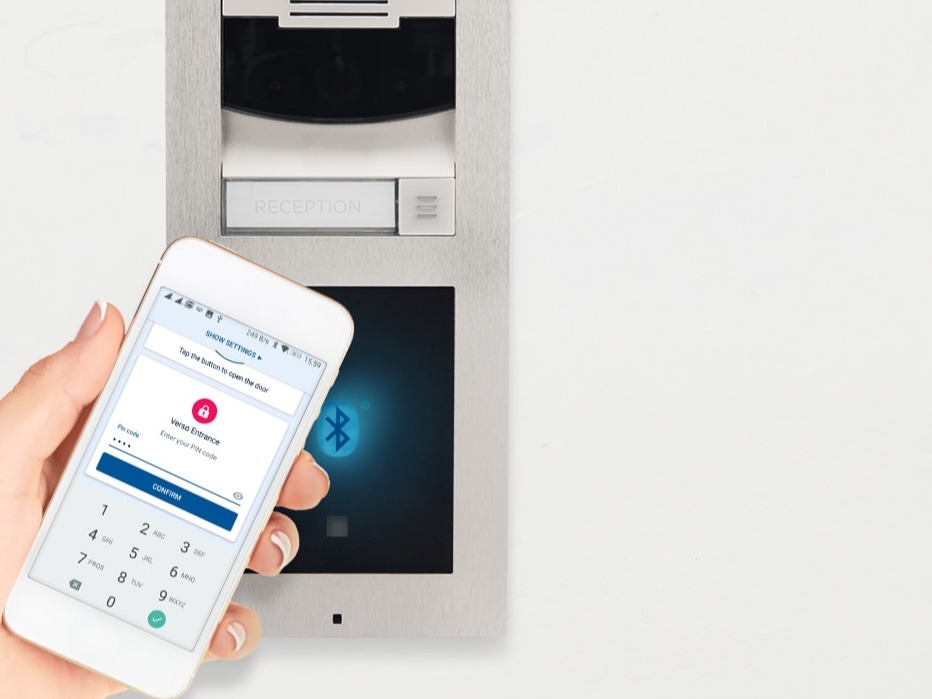 Access control system solution leading to the page of access control solution