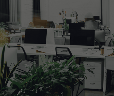 Here you see a picture of a small office